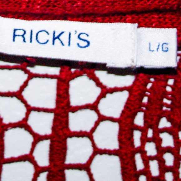 Red Ricki's Sweater - Picture 3 of 3